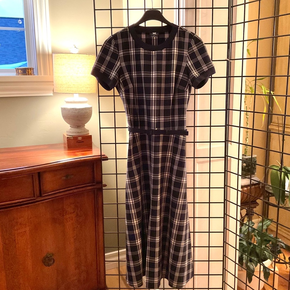 W by WORTH PLAID DRESS